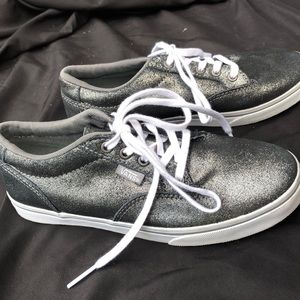 Vans metallic gray sneakers